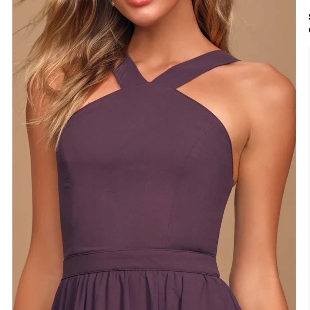 Lulu's Purple Maxi Dress - Picture 3 of 13